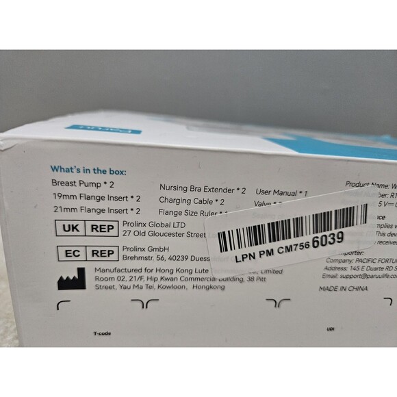 Paruu R10 Wearable Breast Pump Electric Portable Hands-Free with 4 Modes 2 Pack - Picture 4 of 4